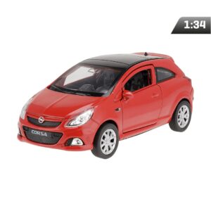 Modeliukas 1:34, Opel Corsa OPC, raudonos spalvos
