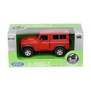 Modeliukas 1:34, Lir Rover Defender, raudonos spalvos - Image 4