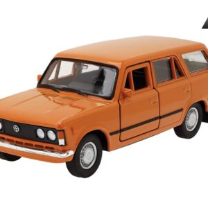 Modeliukas 1:34, Fiat 125P Kombi, oranžinės spalvos