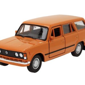 Modeliukas 1:34, Fiat 125P Kombi, oranžinės spalvos - Image 2