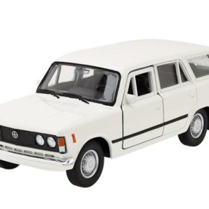 Modeliukas 1:34, Fiat 125P Kombi, baltos spalvos - Image 2