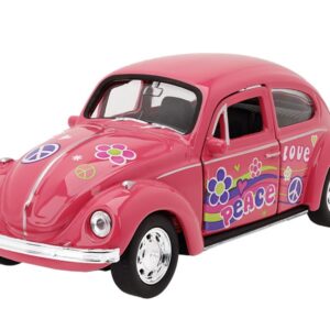 Modeliukas 1:32, Volkswagen The Beetle, rožinės spalvos - Image 2