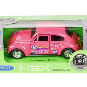 Modeliukas 1:32, Volkswagen The Beetle, rožinės spalvos - Image 4