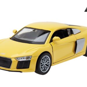 Modeliukas 1:32, 2016 Audi R8 Coupe V10, geltonos spalvos