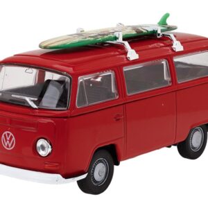 Modeliukas 1:32, 1972 Volkswagen Bus T2, raudonos spalvos - Image 2