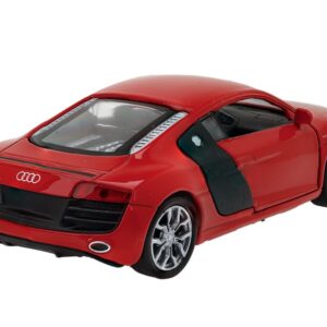 Modeliukas 1:32, 2009 Audi R8 Coupe V10, raudonos spalvos - Image 3