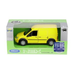 Modeliukas 1:34, Ford Transit Connect, geltonos spalvos - Image 4