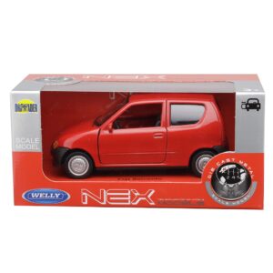 Modeliukas 1:34, FIAT Cinquecento, raudonos spalvos - Image 4