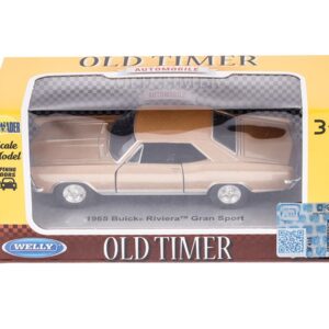Modeliukas 1:34, 1965 Buick Riviera Gran Sport, gold (A00875BRZL) - Image 4