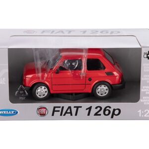 Modeliukas 1:21, PRL FIAT 126p, raudonos spalvos (A066F126C) - Image 3
