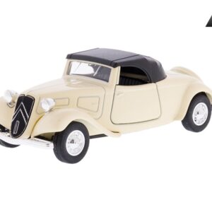 Modeliukas 1:34, 1939 CITROËN 11B Traction Avant Convertible, kreminės spalvos (A008751C1TK)