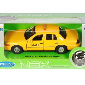 Modeliukas 1:34, 1999 Ford Crown Victoria Taxi, geltonos spalvos (A880FCVTZ) - Image 4