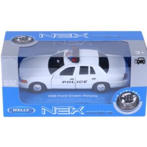 Modeliukas 1:34, 1999 FORD Crown Victoria, POLICE, baltos spalvos (A876FCVPB) - Image 2
