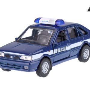 Modeliukas 1:34, PRL Polonez Caro Plus POLICJA, mėlynos spalvos ir baltos spalvos (A884PCPPOGB) - Image 1
