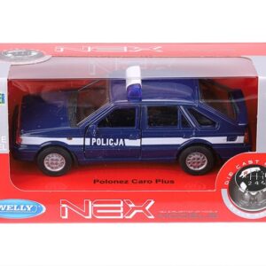 Modeliukas 1:34, PRL Polonez Caro Plus POLICJA, mėlynos spalvos ir baltos spalvos (A884PCPPOGB) - Image 3