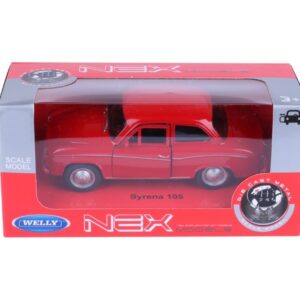 Modeliukas 1:34, PRL Syrena 105, raudonos spalvos (A884S105C) - Image 3