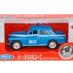 Modeliukas 1:34, PRL Warszawa 224 Milicja Obywatelska, mėlynos spalvos (A884W224MON) - Image 3