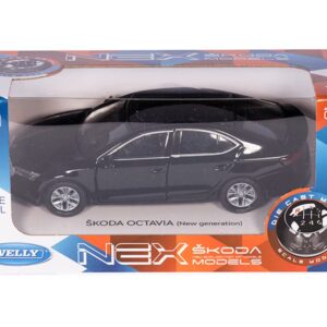 Modeliukas 1:34, ŠKODA OCTAVIA, juodos spalvos (A02856SOCZ) - Image 4