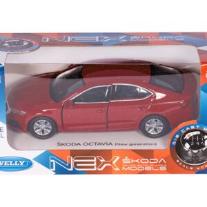 Modeliukas 1:34, ŠKODA OCTAVIA, raudonos spalvos (A02856SOC) - Image 4