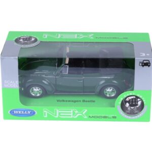 Modeliukas 1:34, VW Beetle Convertible, žalios spalvos (A880VWBCZ) - Image 2