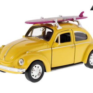 Modeliukas 1:34, VW Beetle, Surfing, geltonos spalvos (A880VWBSZ)