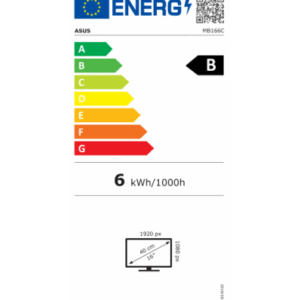 ASUS ZenScreen MB166C kompiuterio monitorius 39,6 cm (15.6") 1920 x 1080 pikseliai „Full HD“ LED Juoda - Image 4
