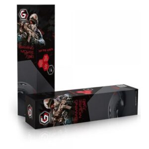 Gembird MP-GAME-XL pelės kilimėlis Žaidimo pelės padėkliukas Juoda - Image 3