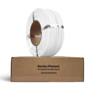 3D Plastikas - Filamentas PLA Refill/Papildymas Basic Jade baltos spalvos | 1.75 mm, 1kg | Bambu Lab