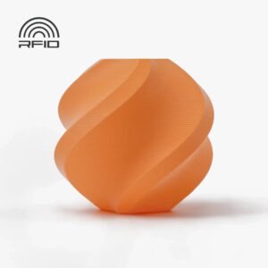 3D Plastikas - Filamentas PLA With spool/Su rite Matte Mandarin oranžinės spalvos | 1.75 mm, 1kg | Bambu Lab