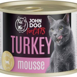 JD for CATS DOROSŁY INDYK MUS puszka KARMA MOKRA 200g