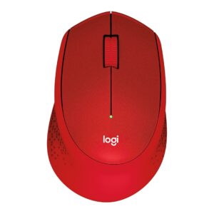 Logitech pelė M330 Silent Plus Red