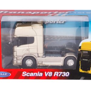 Modeliukas 1:64, SCANIA V8 R730, tractor, aukso spalvos (C00801SVCZ) - Image 4