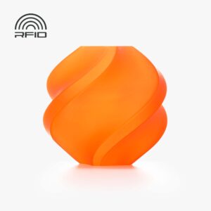 3D Plastikas - Filamentas PLA Translucent With spool/Su rite oranžinės spalvos | 1.75 mm, 1kg | Bambu Lab