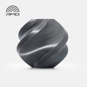 3D Plastikas - Filamentas PLA Silk+ Refill/Papildymas Titan pilkos spalvos | 1.75 mm, 1kg | Bambu Lab