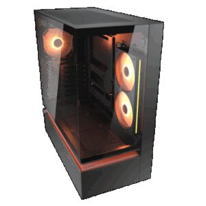 Cougar Gaming Kompiuterio korpusas CFV235 TG 240 REV+120ARGB FAN RGB HUB SYNC LED STRIP