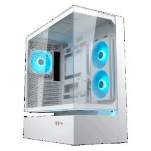 Corsair Gaming Kompiuterio korpusas CFV235 White TG 240 REV+120ARGB FAN RGB HUB SYNC LED ST