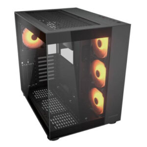 Cougar Gaming Kompiuterio korpusas FV150 RGB Black D.CHAMBER 3*120+120mm ARGB FAN - Image 2