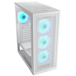 Cougar Gaming Kompiuterio korpusas MX220 RGB White 3*120+120mm FAN - Image 2
