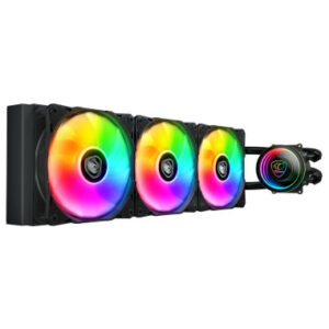 All-in-one liquid cooler COUGAR Gaming CGR-PSDELRGB-B-360 12 cm Black