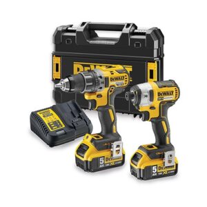 DeWALT DCK268P2T-QW akumuliatorinis / smūginis atsuktuvas Juodas, geltonas