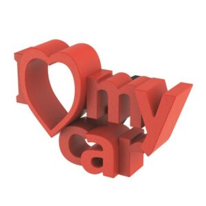 Automobilinis oro gaiviklis City, I love my car, Strawberries - Image 2