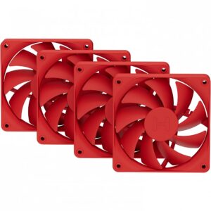 Hyte FA12 120mm PWM Fan 4 Pack - Wild Cherry