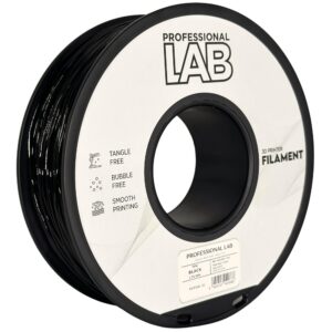3D Plastikas - Filamentas TPU juodos spalvos | 1.75 mm, 1 kg | Professional LAB