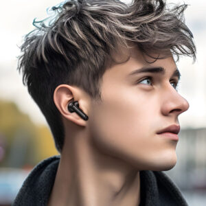 Borofone Słuchawki Bluetooth TWS FQ1 Shine czarne - Image 3