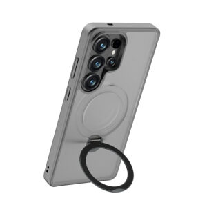 Benks Magnetic Mist dėklas with stand (A050) skirtas Samsung Galaxy S26 Ultra pilkos spalvos - Image 4