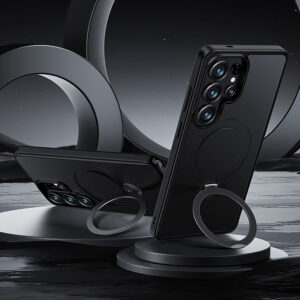 Benks Magnetic Mist dėklas with stand (A050) skirtas Samsung Galaxy S26 Ultra pilkos spalvos - Image 7