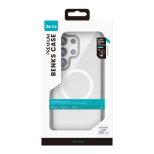 Benks Magnetic Lucid Armor dėklas (A049) skirtas Samsung Galaxy S26 Plus baltos spalvos - Image 5