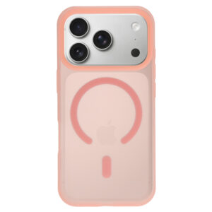 Tel Protect Mist Matte Magsafe dėklas skirtas Apple iPhone 16 Pro Max rožinės spalvos oranžinės spalvos - Image 2