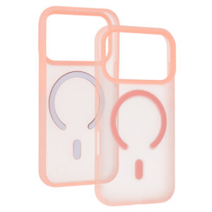 Tel Protect Mist Matte Magsafe dėklas skirtas Apple iPhone 16 Pro Max rožinės spalvos oranžinės spalvos - Image 4
