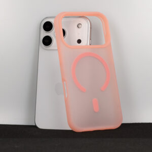 Tel Protect Mist Matte Magsafe dėklas skirtas Apple iPhone 16 Pro Max rožinės spalvos oranžinės spalvos - Image 5